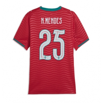 Billige Fotballdrakt Portugal Nuno Mendes #25 Replika Hjemmedrakt Dame VM 2026 Kortermet